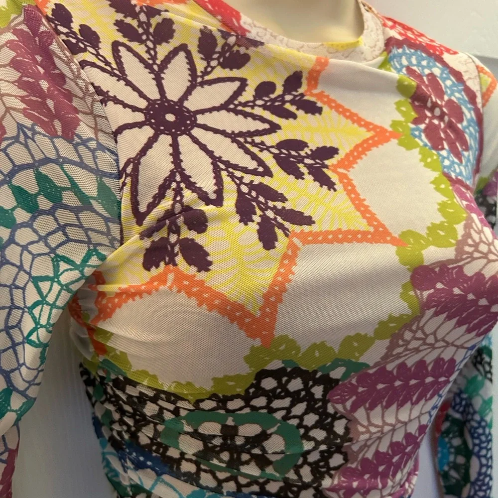AFRM multicolored mesh dress XS - Picture 5 of 5